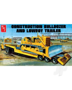 Lowboy Trailer & Bulldozer Combo
