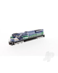 1:87 EMD SD70ACe-T4 Locomotive - Blue and Green