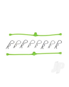 Body Klip Retainers (Lime Green) (2 pc per package)