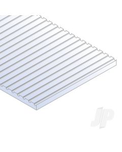 12x24in (30x60cm) HO-Scale Car Siding Sheet .020in (0.50mm) Thick (1 Sheet per pack)