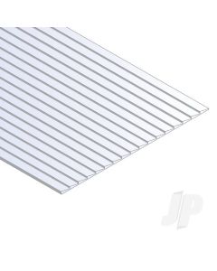 12x24in (30x60cm) Clapboard Siding Sheet .040in (1.0mm) Thick .030in Spacing (1 Sheet per pack)