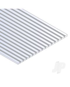 12x24in (30x60cm) Novelty Siding Sheet .040in (1.0mm) Thick .060in Spacing (1 Sheet per pack)