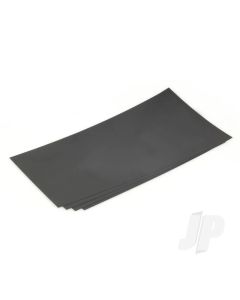 6x12in (15x30cm) Black Sheet .010in Thick (4 Sheet per pack)