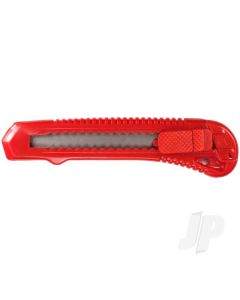 K13 18mm Plastic Snap Knife, Red (Carded)