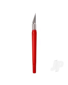 K40 Pocket Clip-on Knife with Twist-off Cap, Red (Carded)
