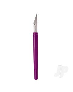 K40 Pocket Clip-on Knife with Twist-off Cap, Purple (Carded)