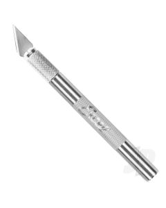 K2 Knife, Medium Duty Round Aluminium with Safety Cap, 5x Assorted Blades (Carded)