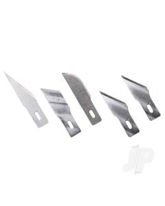 5 Assorted Heavy Duty Blades (#2, #19, #22, 2x #24), Shank 0.345" (0.88 cm) (5 pcs) (Carded)