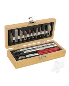 Hobby Knife Set, Wooden Box (Boxed)