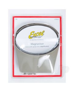 Excel Blades MagniVisor Deluxe Head-Worn Magnifier with 4 Different Lenses , Grey (Boxed)