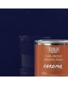 Chroma Enamel Fuelproof Paint Gloss Dark Blue (125ml Tin)