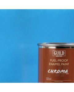 Chroma Enamel Fuelproof Paint Gloss Light Blue (125ml Tin)