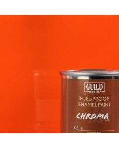 Chroma Enamel Fuelproof Paint Gloss Orange (125ml Tin)