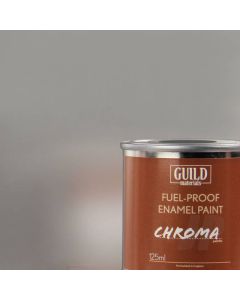 Chroma Enamel Fuelproof Paint Gloss Silver (125ml Tin)
