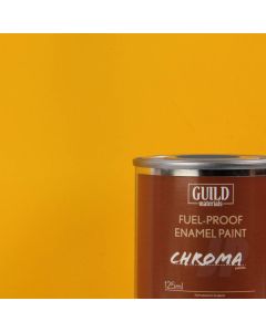 Chroma Enamel Fuelproof Paint Matt Cub Yellow (125ml Tin)