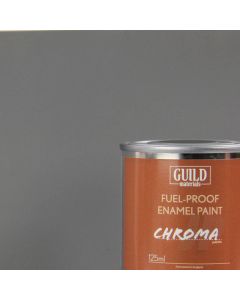 Chroma Enamel Fuelproof Paint Matt Dark Grey (125ml Tin)