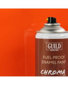 Chroma Enamel Fuelproof Paint Gloss Orange (400ml Aerosol)