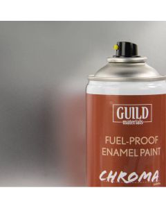 Chroma Enamel Fuelproof Paint Gloss Silver (400ml Aerosol)