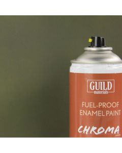Chroma Enamel Fuelproof Paint Matt Olive Drab (400ml Aerosol)