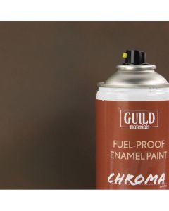 Chroma Enamel Fuelproof Paint Matt PC10 Dirty Brown (400ml Aerosol)