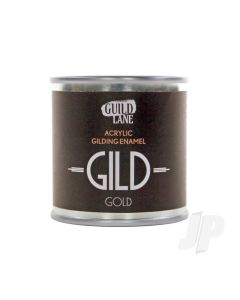 GILD Acrylic Gilding Enamel Paint, Gold (125ml Tin)
