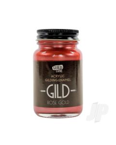 GILD Acrylic Gilding Enamel Paint, Rose Gold (60ml Jar)
