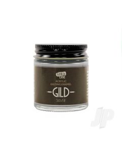 GILD Acrylic Gilding Enamel Paint, Silver (30ml Jar)
