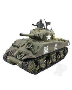 1:16 US M4A3 Sherman with Infrared Battle System (2.4GHz + Shooter + Smoke + Sound)