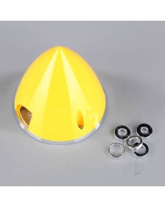 57mm Yellow Spinner (with Aluminium Back Plate)