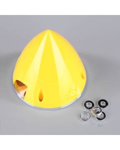 82mm Yellow Spinner (with Aluminium Back Plate)