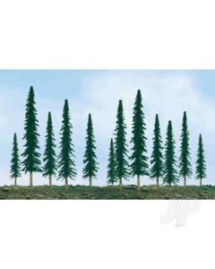 Scenic Conifer, 1in to 2in, Z-Scale, (55 per pack)