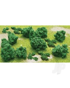 Foliage Clumps Bushes, 1/2in to 1in, (55 per pack)