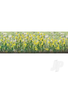 Daisies, 1/2in Tall, HO-Scale, (24 per pack)