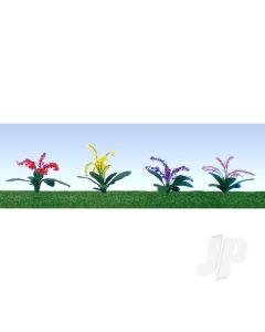 Petunias Assorted, 3/8in, HO-Scale, (30 per pack)