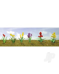 Assorted Flower Plants 2, HO-Scale, (12 per pack)