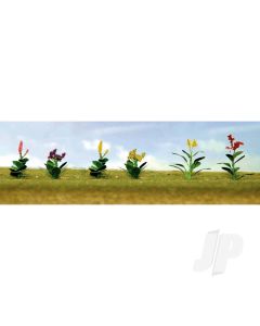 Assorted Flower Plants 4, HO-Scale, (12 per pack)