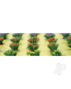 Detachable Flower Bushes, HO-Scale, (30 per pack)