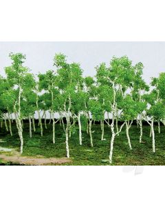 Woods Edge Trees, Pastel Green, HO-Scale, (14 per pack)