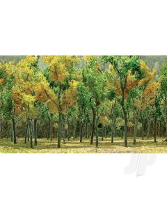 Woods Edge Trees, Fall Mixed, HO-Scale, (9 per pack)