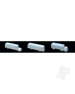 Buses & Truck, 1/8in=1'-0in 1:100, White, (3 per pack)