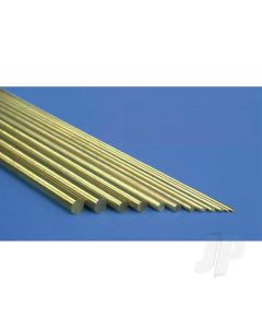 .125in (1/8) Brass Round Rod (36in long) (Bulk Pack of 5 Items)