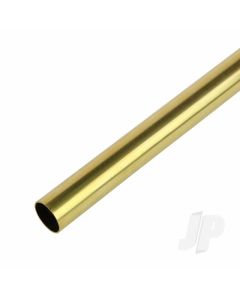 2mm Brass Round Tube, .45mm Wall (1m long) (Bulk Pack of 5 Items)
