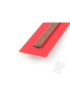 3mm Copper Round Tube, .36mm Wall (1m long)