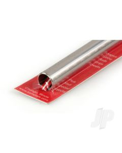 .500in (1/2) Stainless Steel Round Tube, .028in (22ga) Wall (12in long)