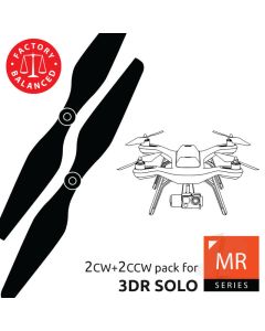 9x4.5 3-Blade Multirotor Propeller Set x4 Black for 3DR SOLO