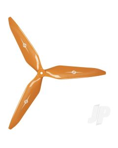 11x10 3X Power X-Class Giant Racing Drone Propeller (CW) Reverse/Pusher Orange