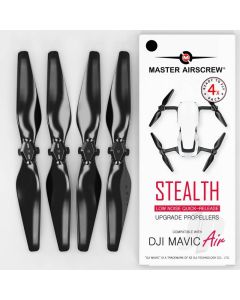 5.3x3.3 STEALTH Multirotor Propeller Set, 4x Black for DJI Mavic Air