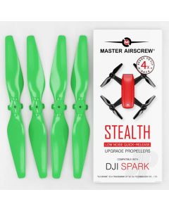 4.7x2.9 STEALTH Multirotor Propeller Set, 4x Green for DJI Spark