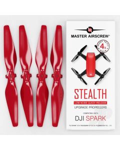 4.7x2.9 STEALTH Multirotor Propeller Set, 4x Red for DJI Spark