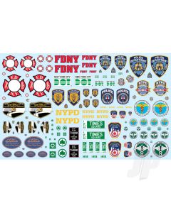 NYC Auxiliary Service Logos Decal Pack
